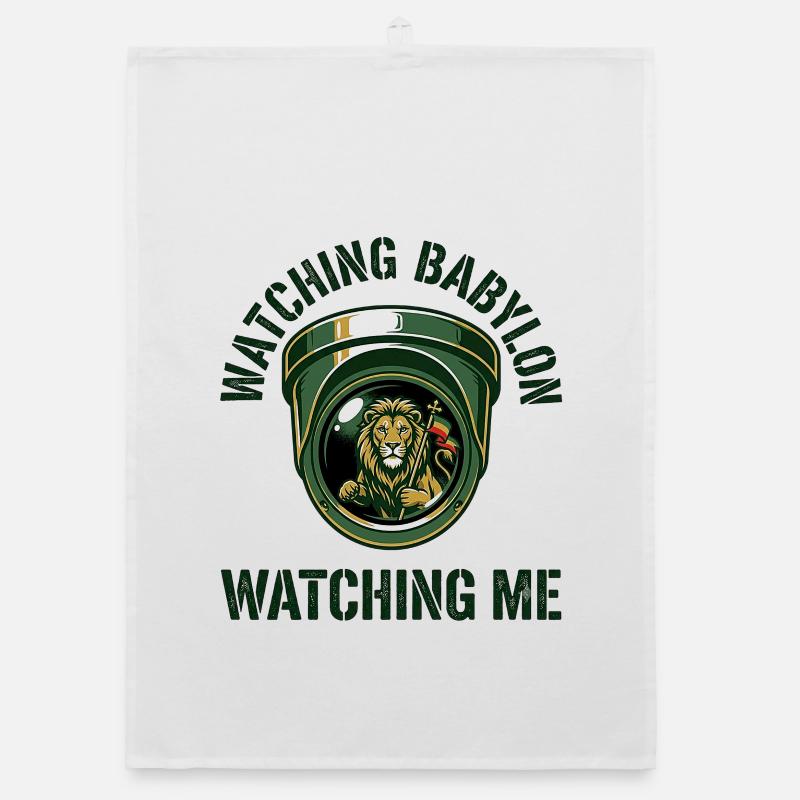 Babylon Watching Organic dish towel