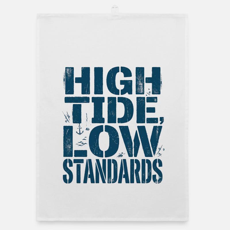 High Tide Low Standards Organic Geschirrtuch