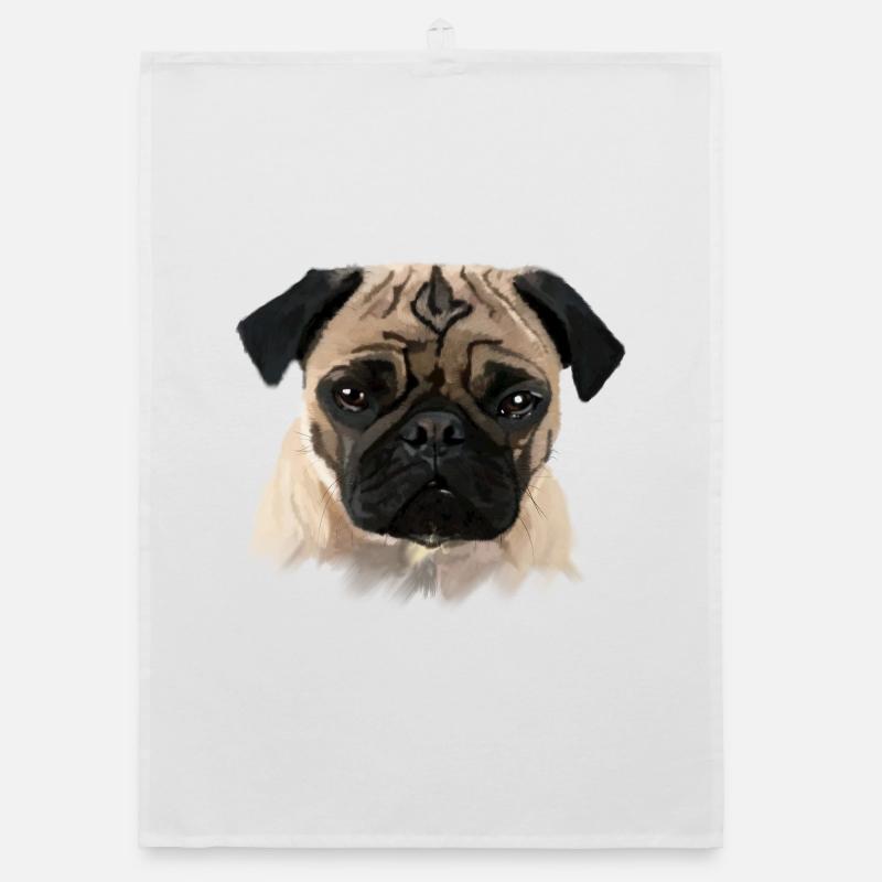 Mops Organic Geschirrtuch