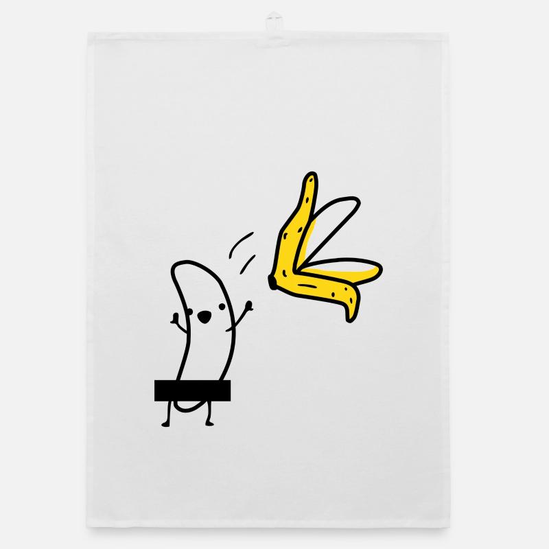 Striptease banana Organic dish towel