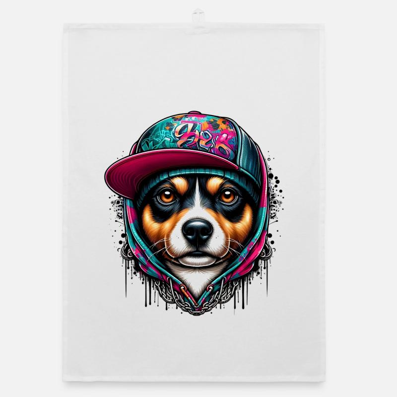 Dog Organic dish towel