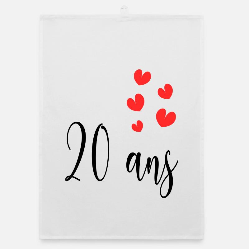 20. 20th ANNIVERSARY. 20 YEARS ANNIVERSARY. 20 YEARS. Organic dish towel