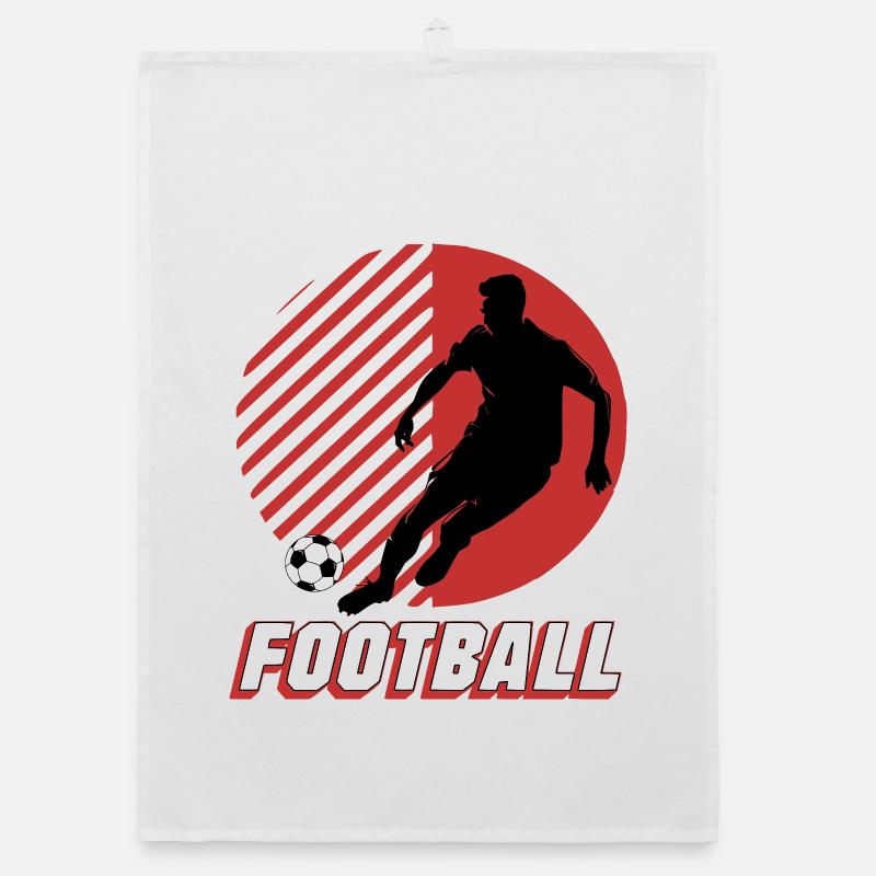 Fußball Organic Geschirrtuch