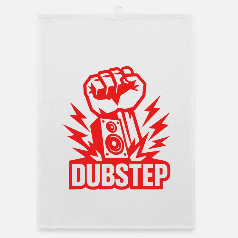 Dubstep Power Organic Geschirrtuch