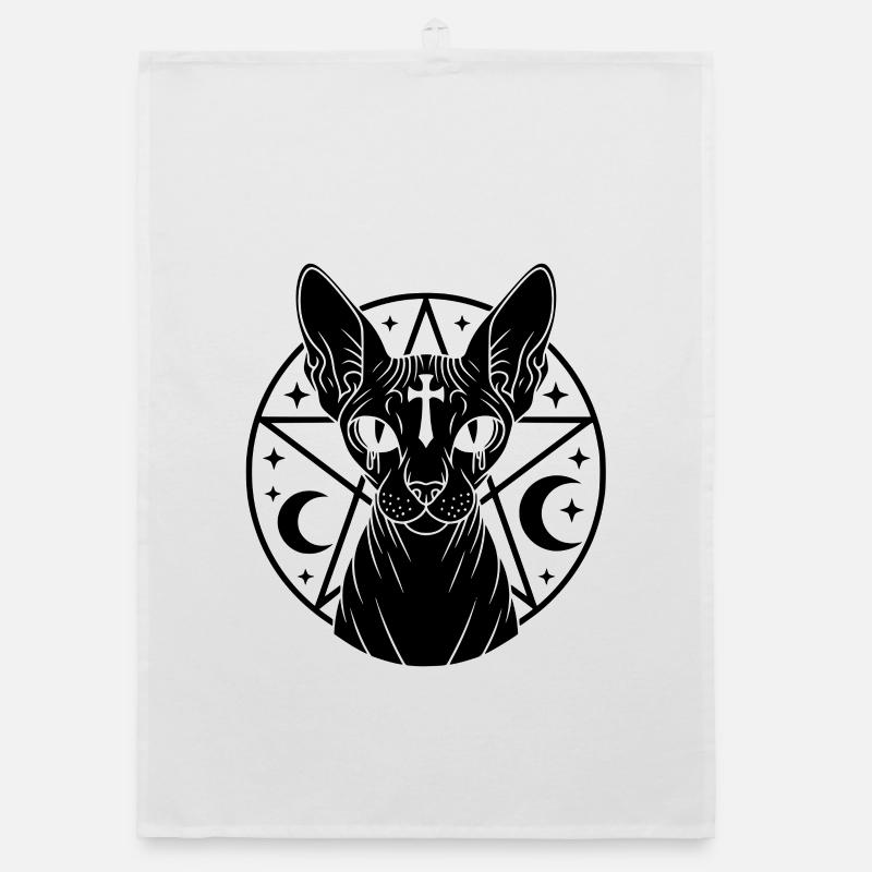 Occulte Sphynx Cat Torchon bio