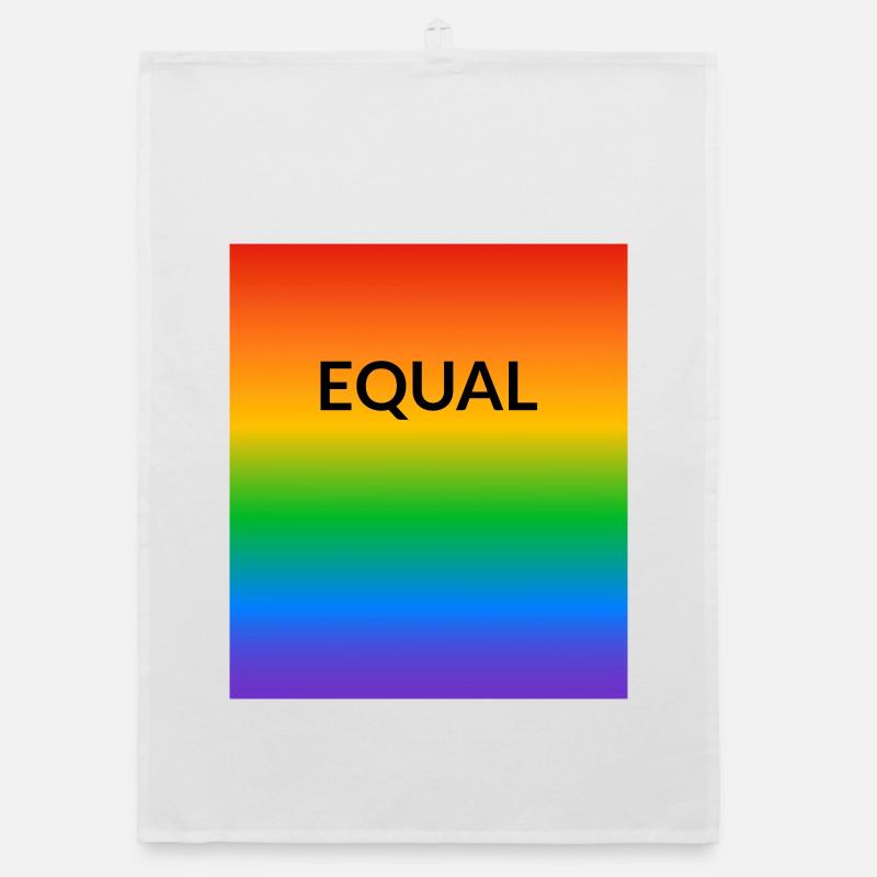 Rainbow Equal LGBT Pride Monat Organic Geschirrtuch