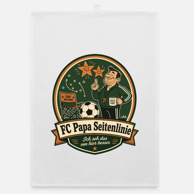 FC Papa Sideline Organic dish towel
