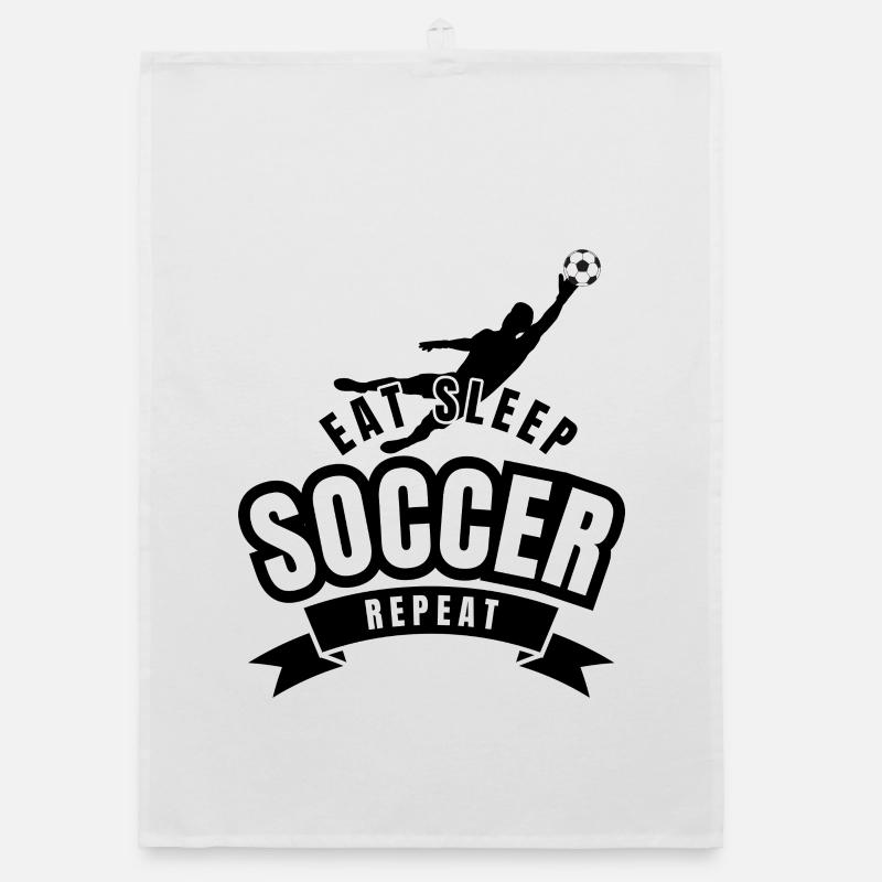 Manger dormir Soccer Répéter Torchon bio