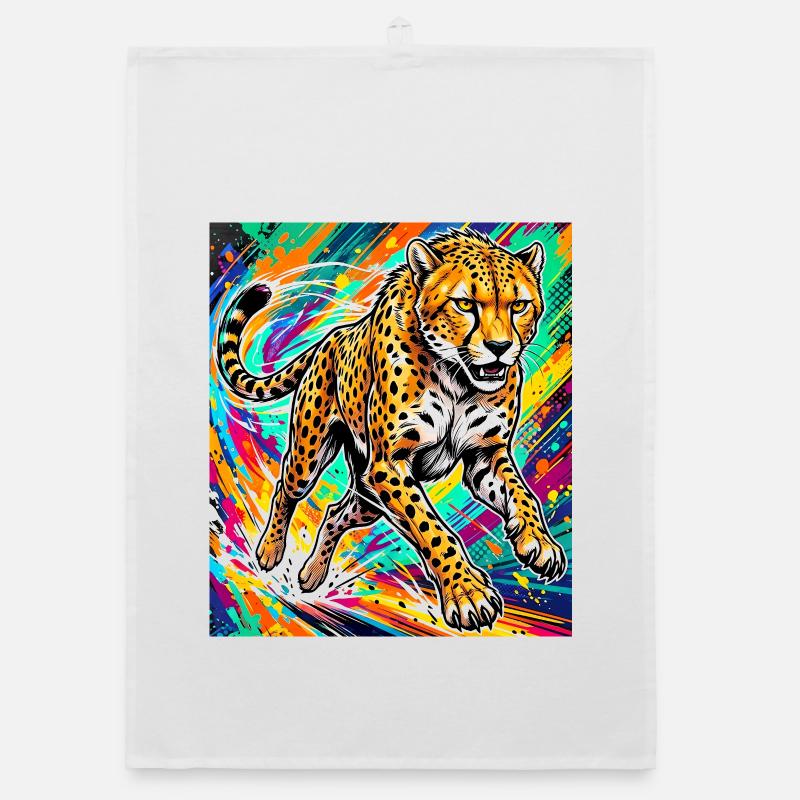 cheetah Organic dish towel