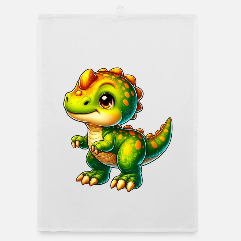 Dinosaur Organic dish towel