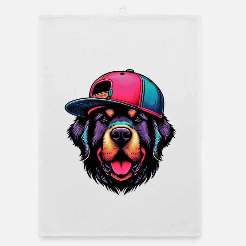 Dog Organic dish towel