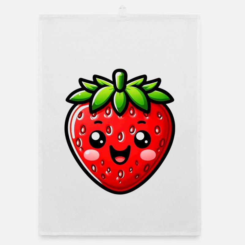 Erdbeeren Erdbeeren Organic Geschirrtuch