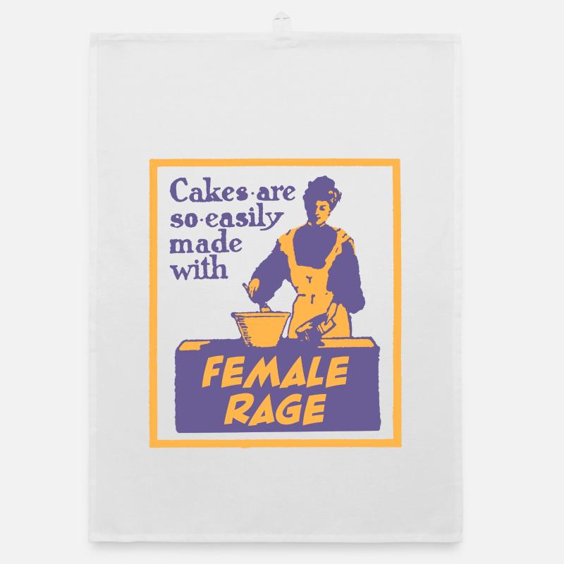 Gâteaux à base de rage féminine Torchon bio