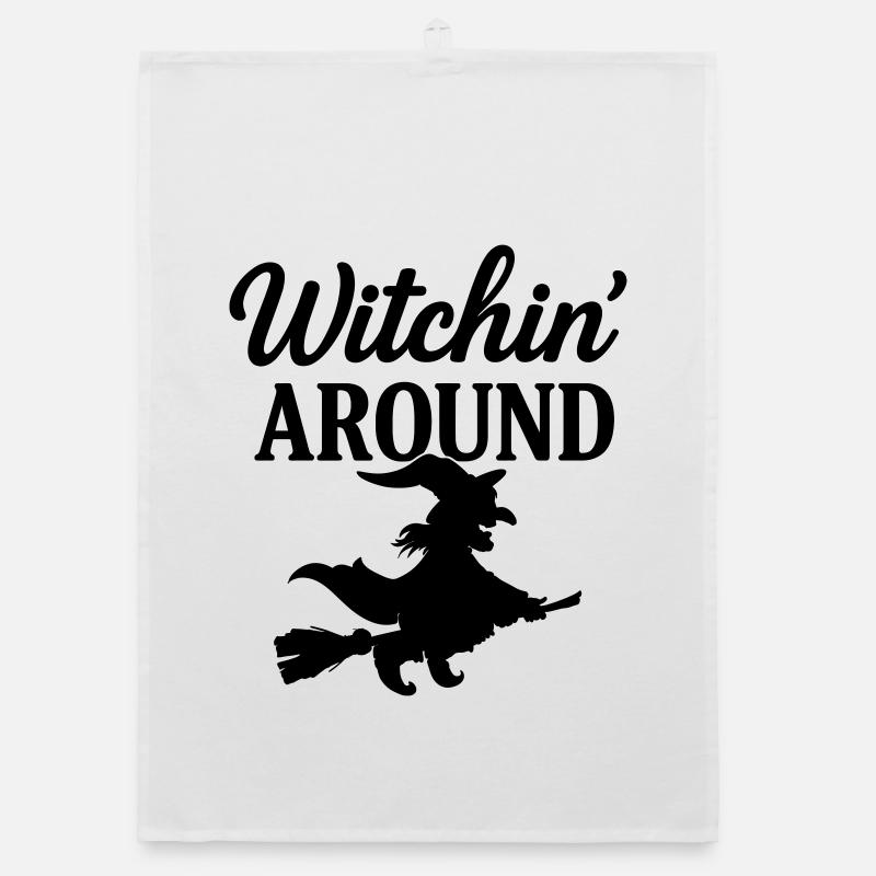 Witchin' Around Organic dish towel