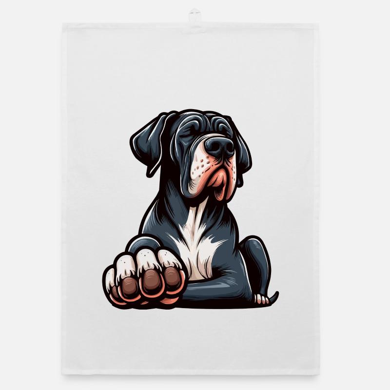 Great Dane Great Dane Owner Great Dane Fan Organic dish towel