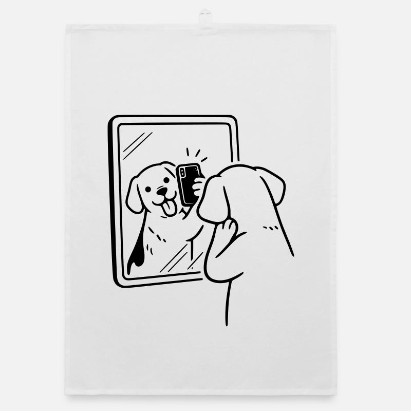 Chien Selfie Chien Torchon bio