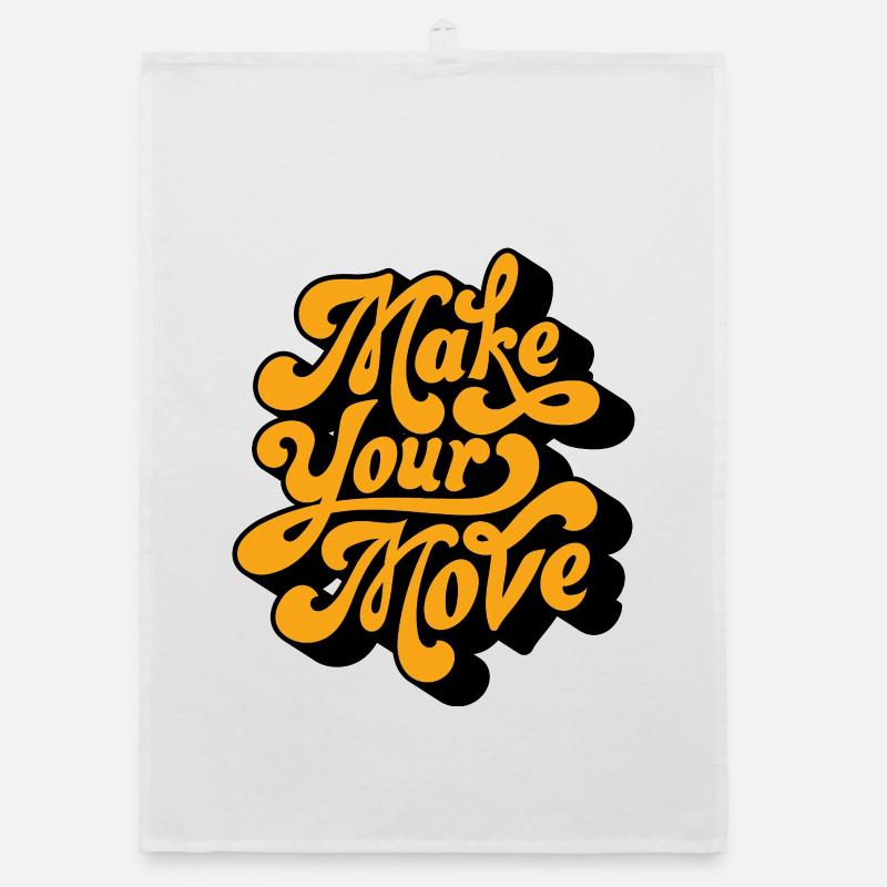 Make Your Move Organic dish towel