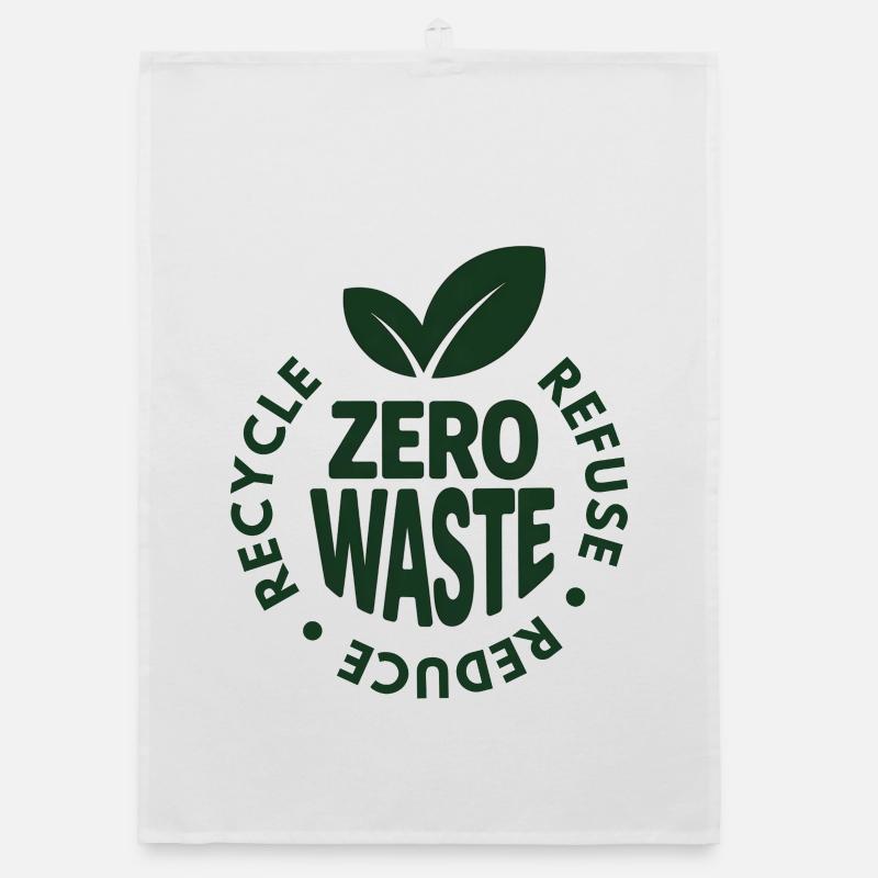 Zero Waste Eco-Friendly Badge Design Organic dish towel