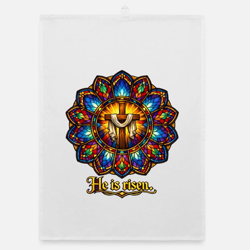 he is risen Organic dish towel