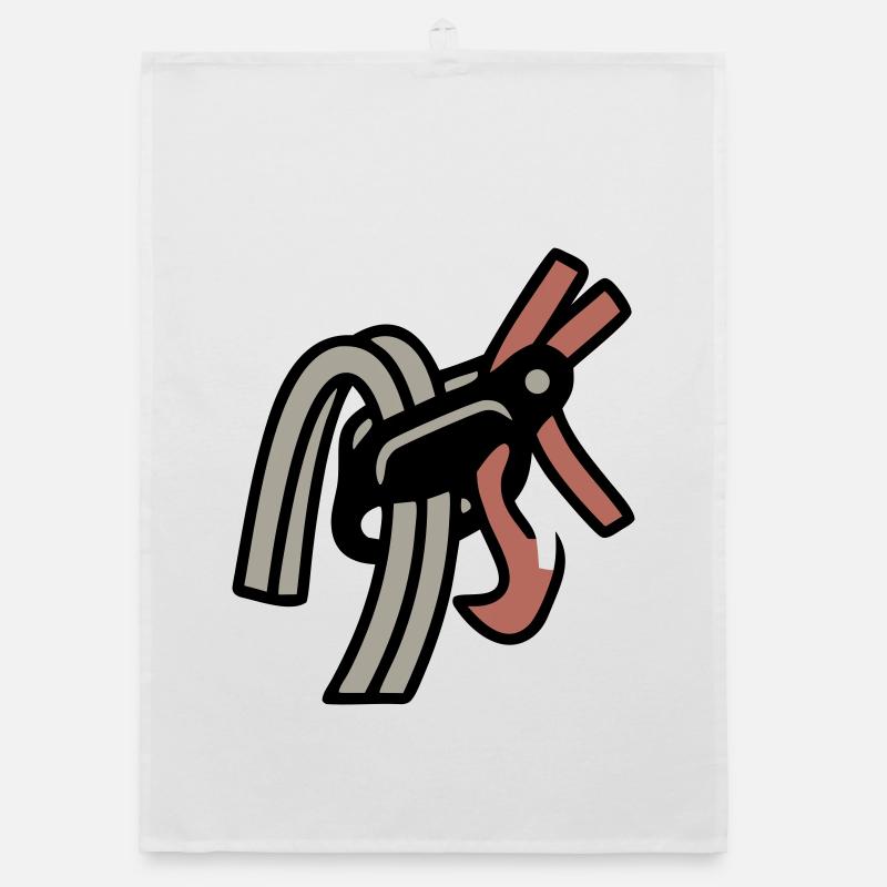 Sicherungsgerät Klettern Karabiner Bouldern Organic Geschirrtuch