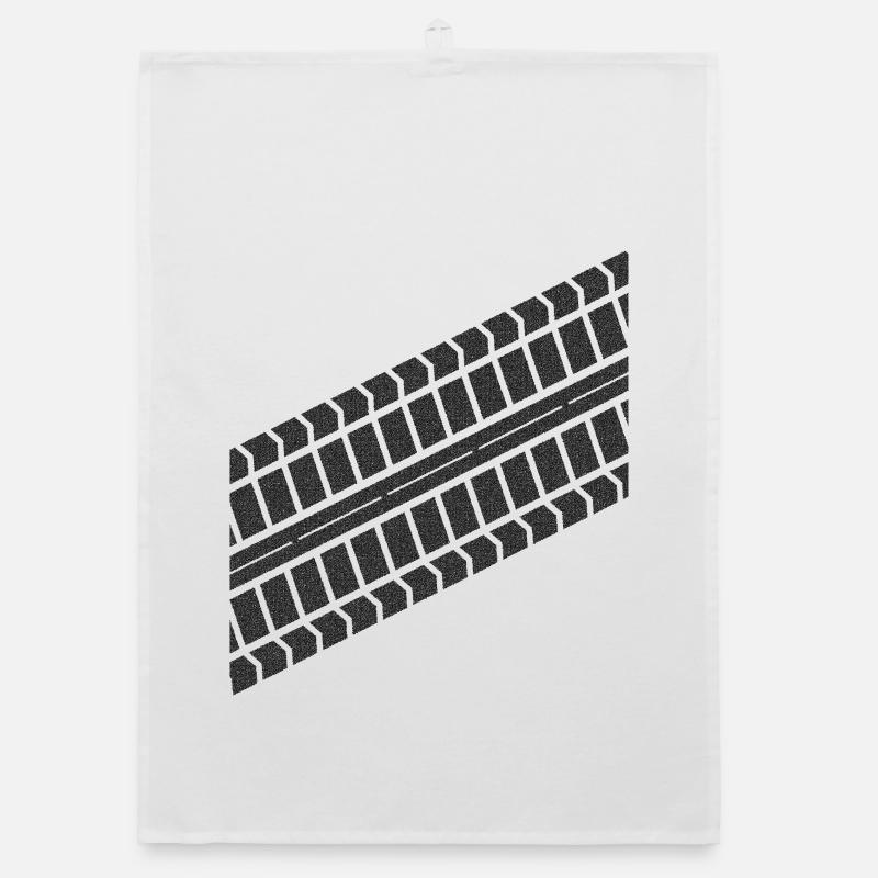 Empreinte des pneus Torchon bio