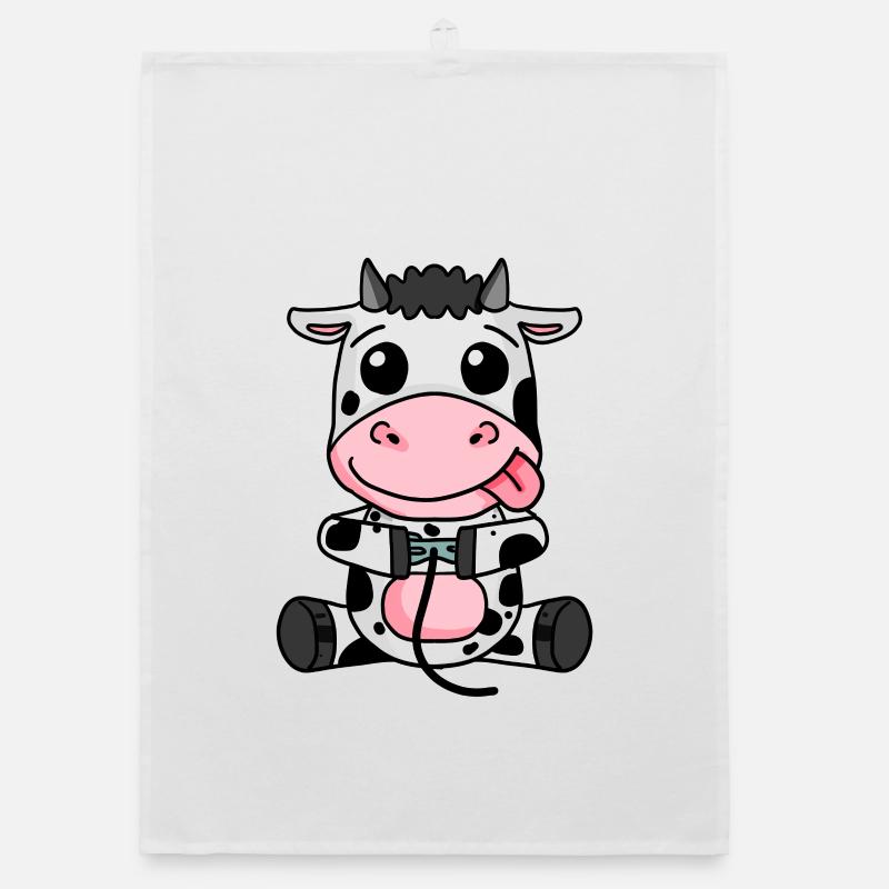 Jeu de joueur de vache Torchon bio