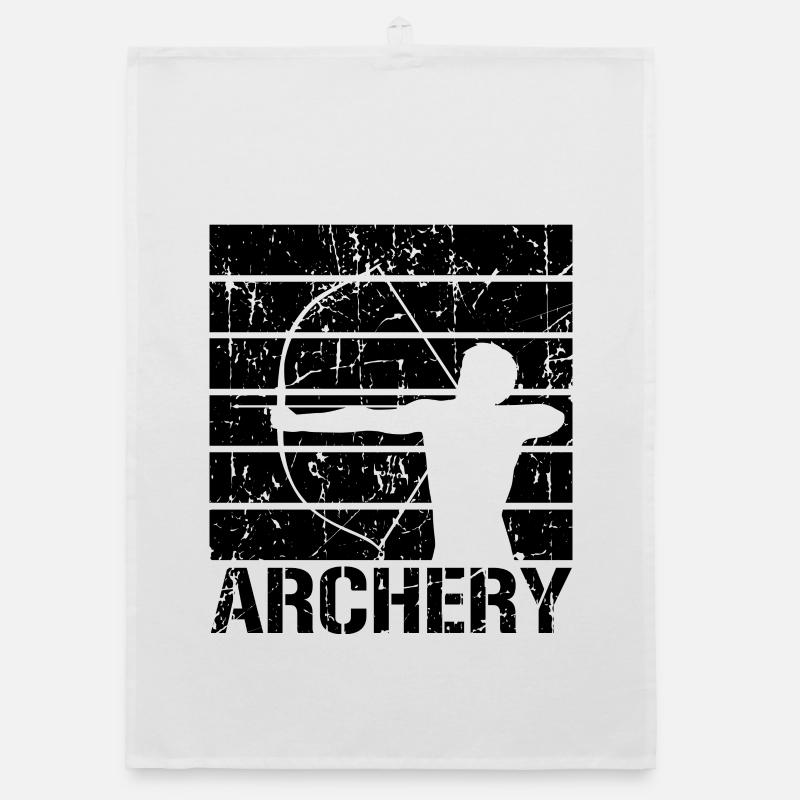 Bogenschießen Organic Geschirrtuch