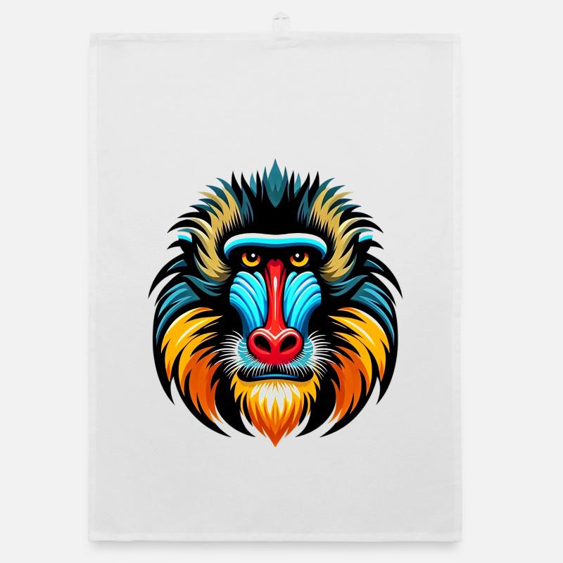 Singe mandrill Torchon bio