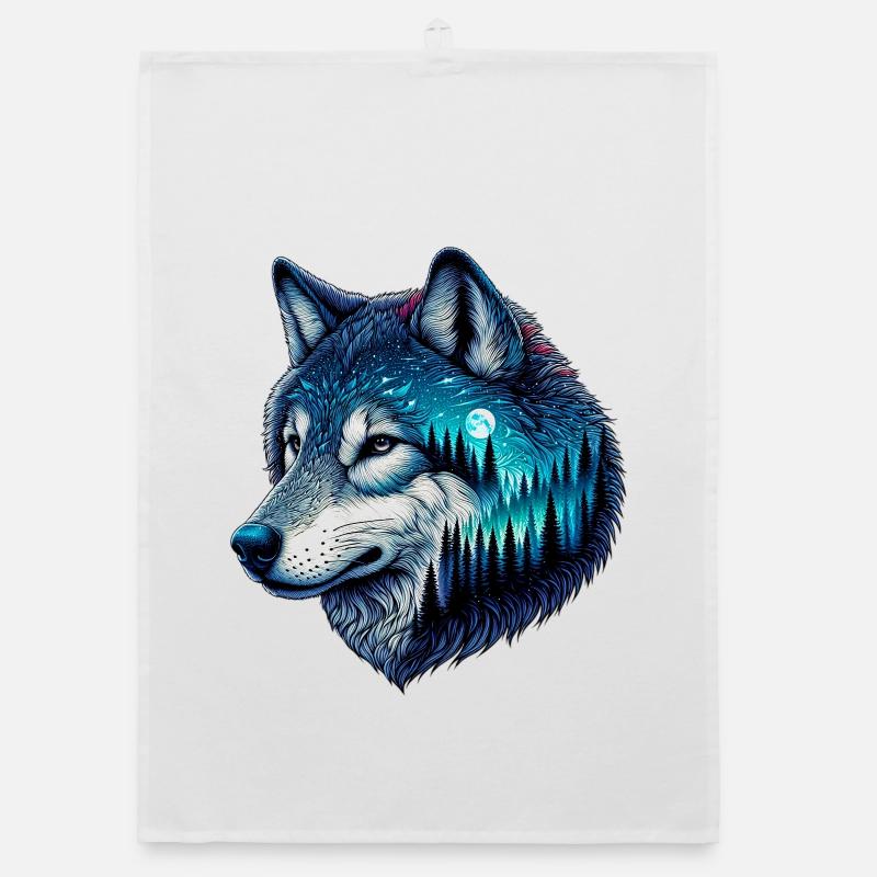 Wolf Organic Geschirrtuch