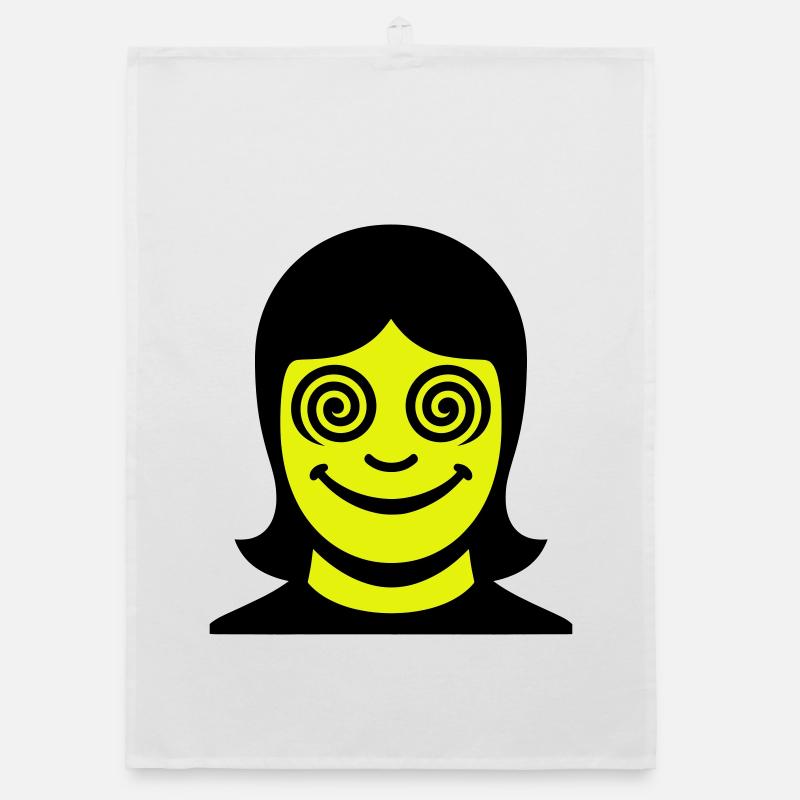 Visage hypnotique Torchon bio