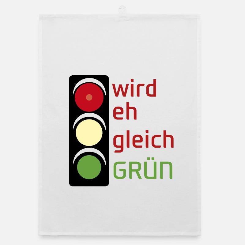 wird eh gleich GRÜN Organic Geschirrtuch