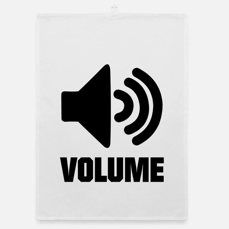 Volume Knob Organic dish towel