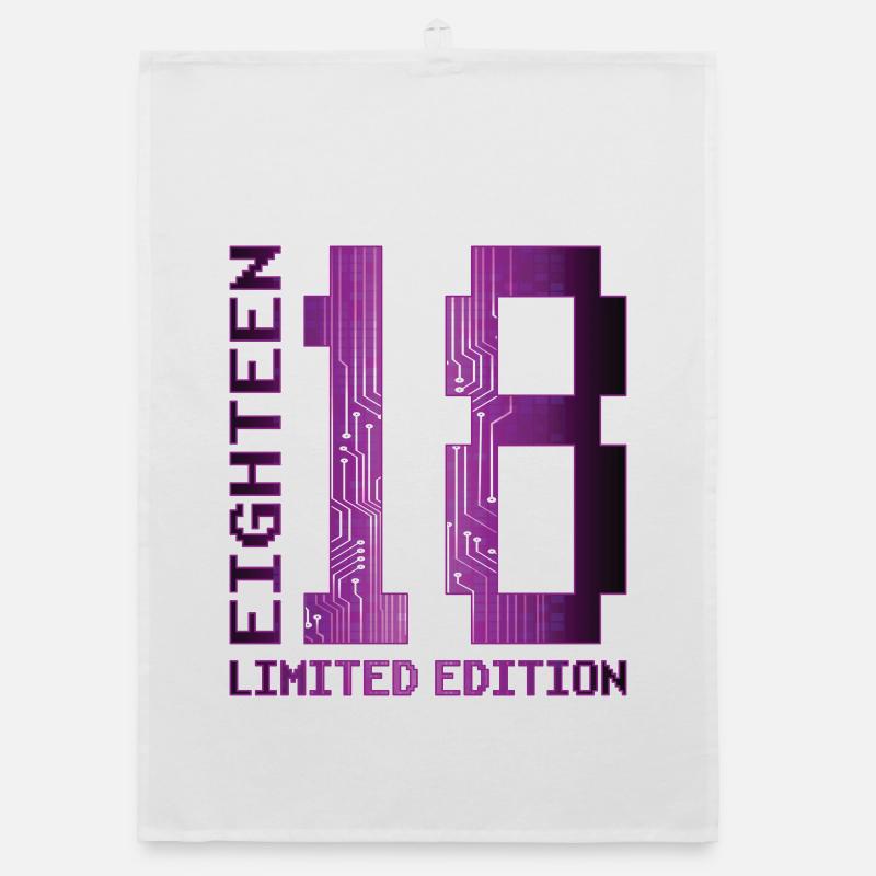 18e anniversaire Eighteteen Gamer Édition Limitée Torchon bio
