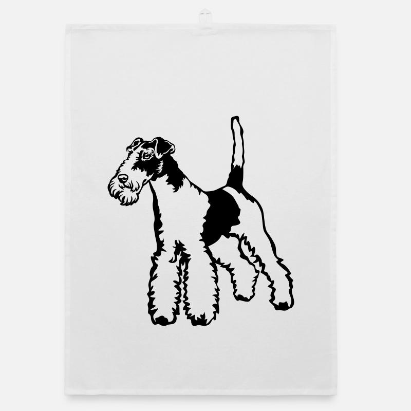 Foxterrier Organic Geschirrtuch
