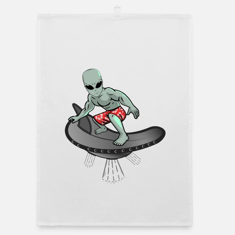 Surf extraterrestre cool Torchon bio