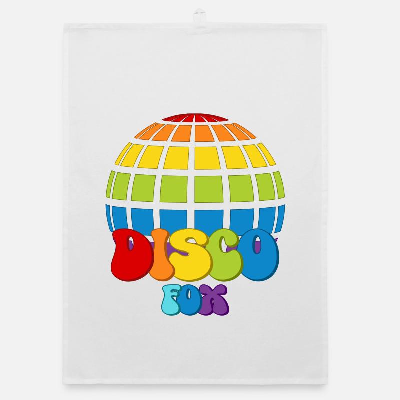 Disco Fox Boule Disco Groovy Discothèque Discofox Torchon bio
