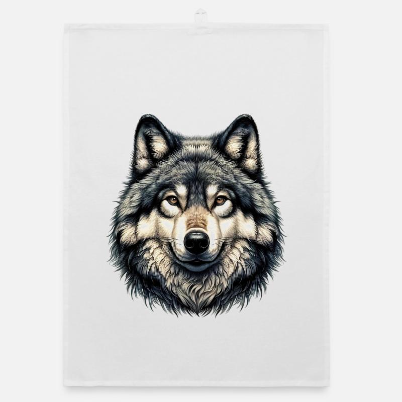 Wolf Organic Geschirrtuch