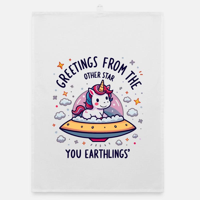 Licorne vue de l’espace Torchon bio