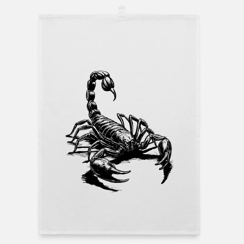 Scorpio black Organic dish towel