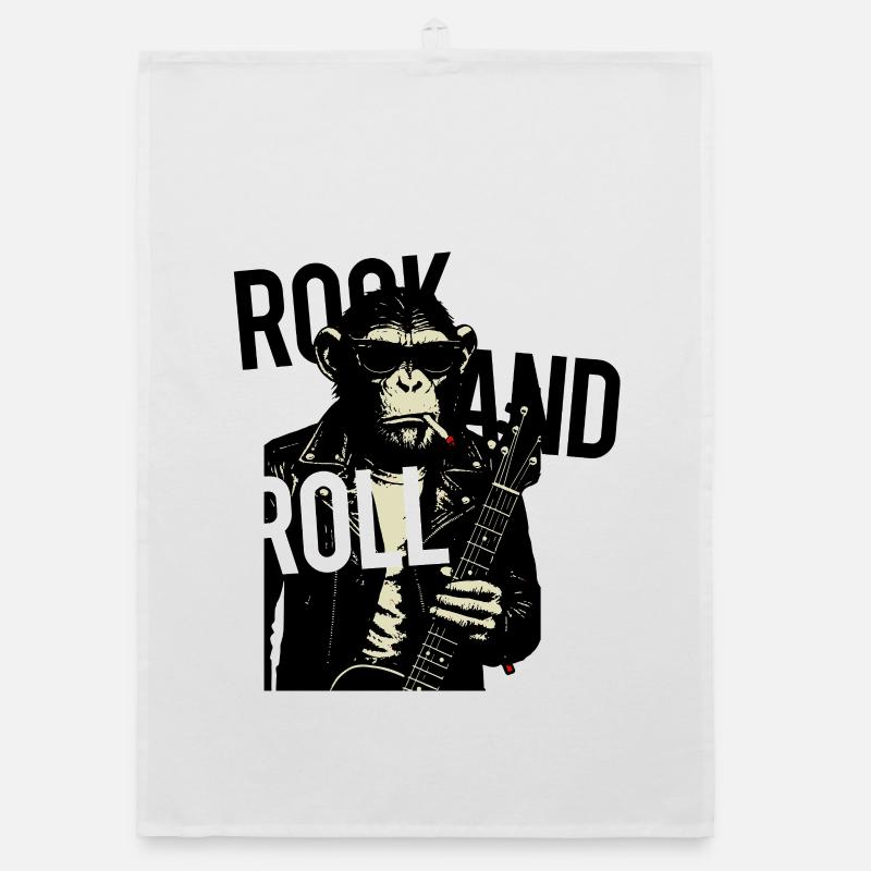 Rollin Monkey Rock Organic Geschirrtuch