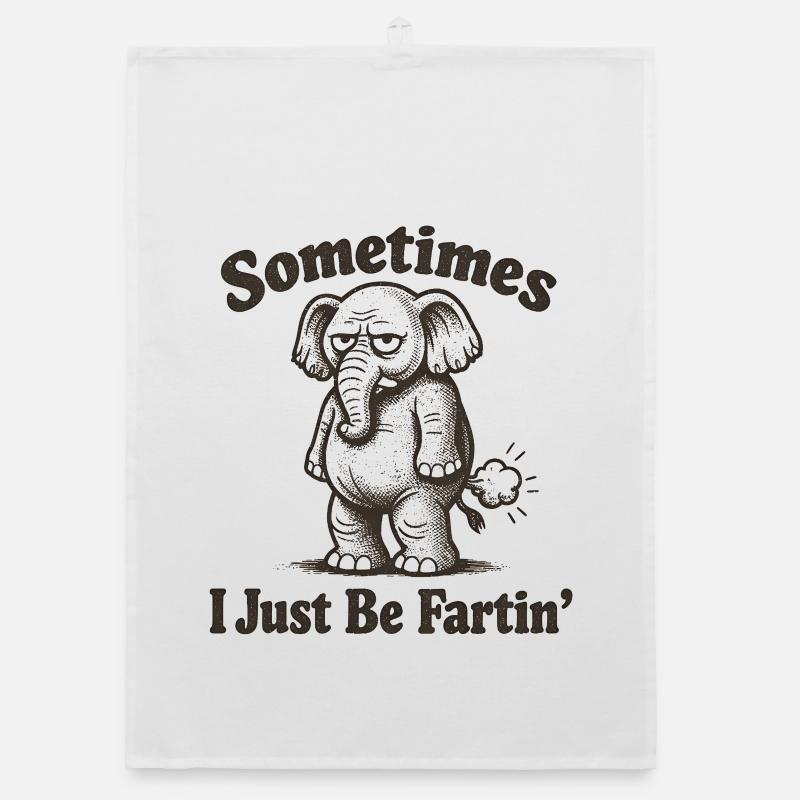 Parfois, je pète simplement. Torchon bio