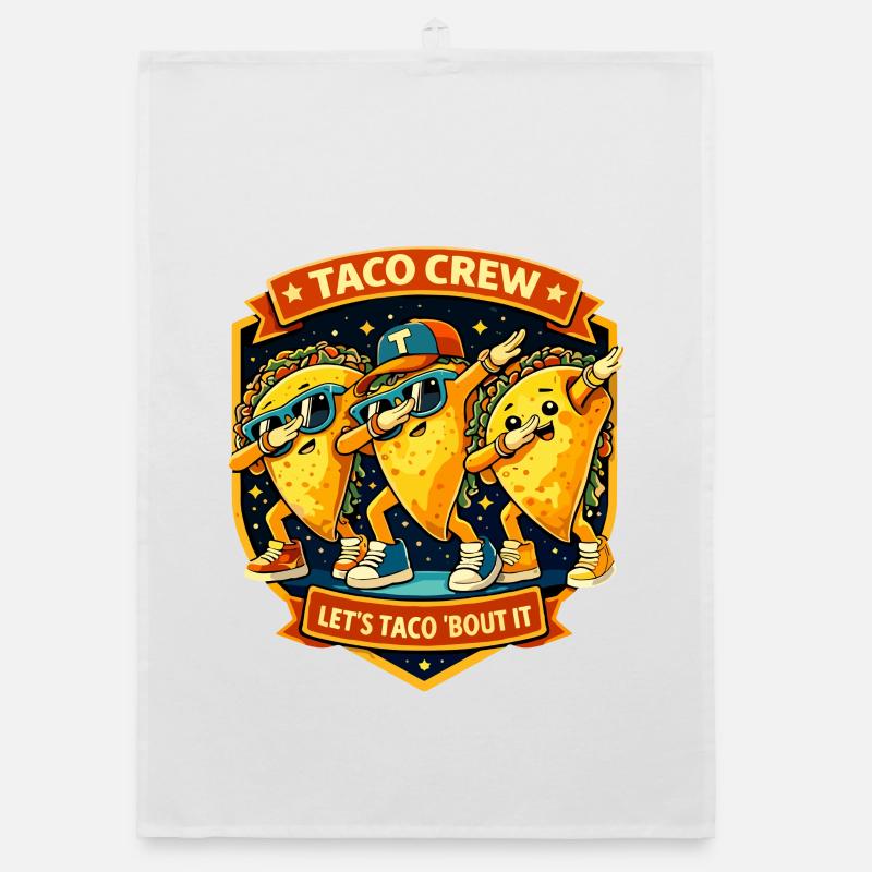 Taco Crew Lets Taco Bout It - Dabbing Dab Dance Organic Geschirrtuch