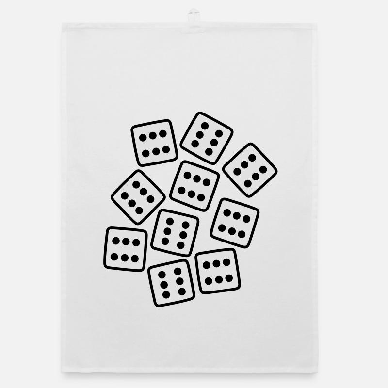 Dice - 60 ans d'anniversaire Torchon bio