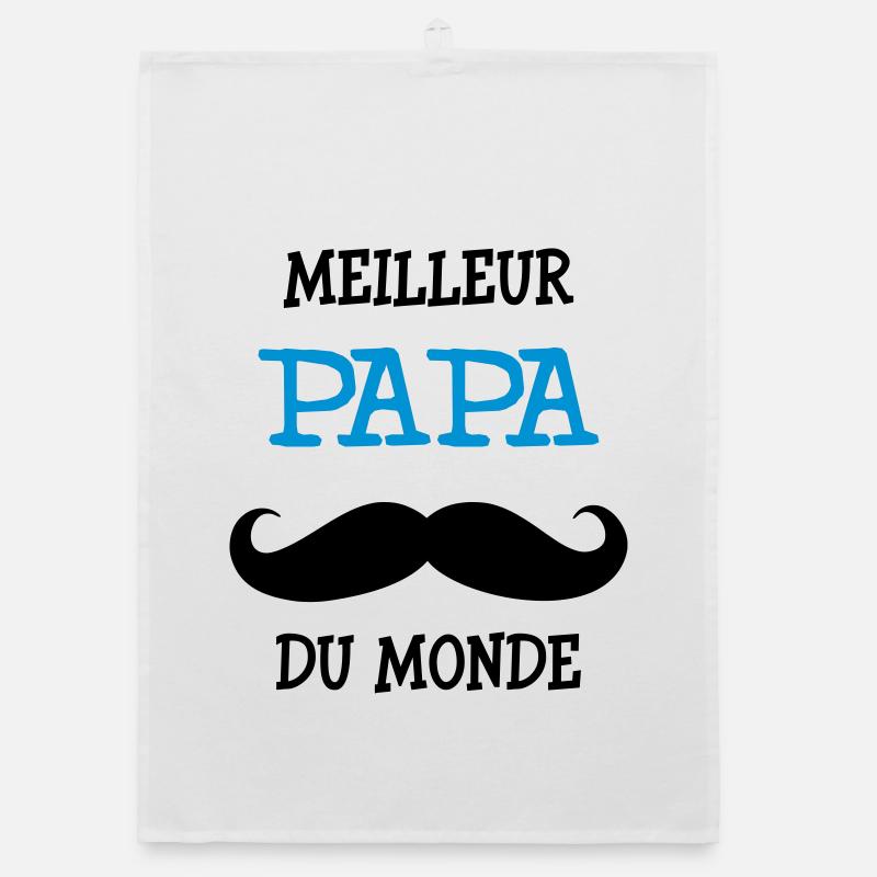 Bester Papa der Welt Organic Geschirrtuch