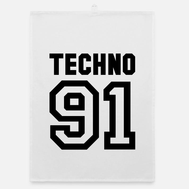 TECHNO Rave Techno 90s 90s Torchon bio