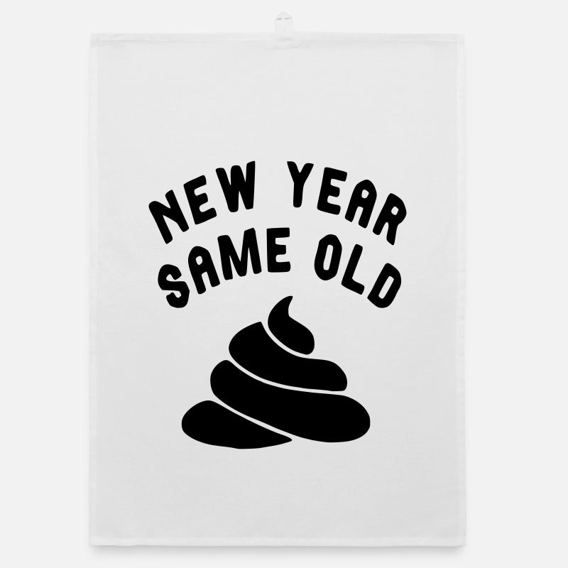 Jedes Silvester ist es dasselbe... # Organic Geschirrtuch