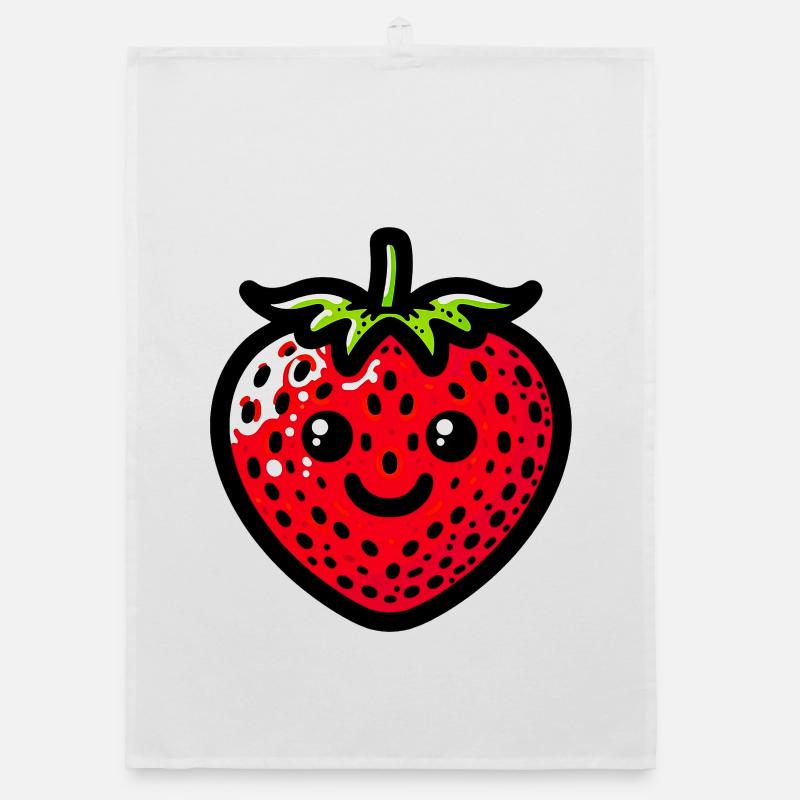 Erdbeeren Erdbeeren Organic Geschirrtuch