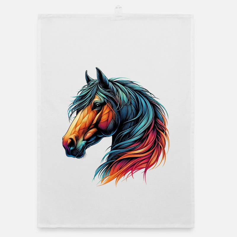 Pferd Organic Geschirrtuch