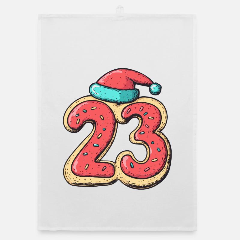 Biscuit de Noël à 23 chiffres Torchon bio