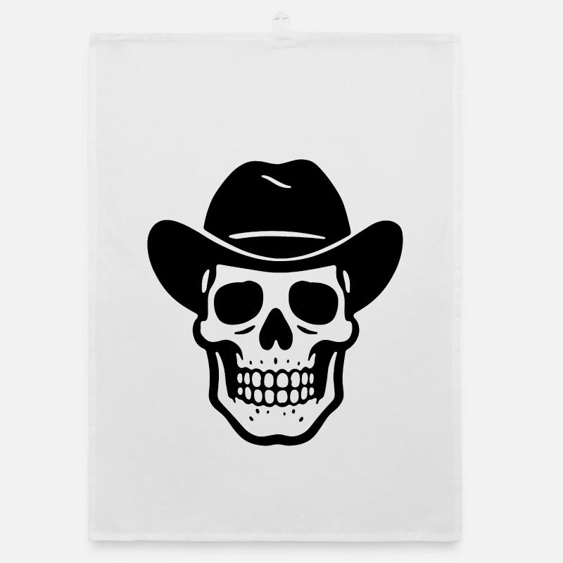 Crâne occidental Torchon bio